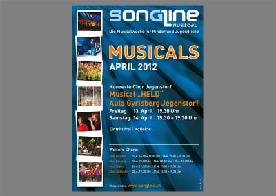 Konzertflyer Songline