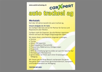 Flyer Garage Trachsel