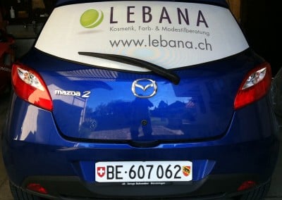 Beschriftung Lebana GmbH