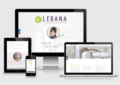Webauftritt Lebana GmbH