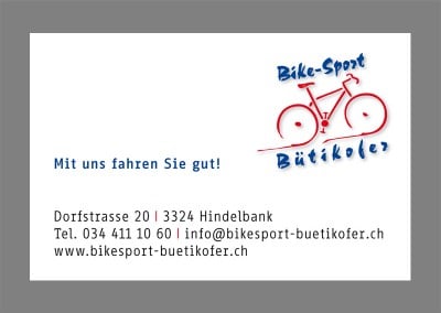 Visitenkarte Bütikofer