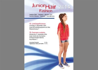 Broschüre Lehrlingsfrisieren, 16-seitig