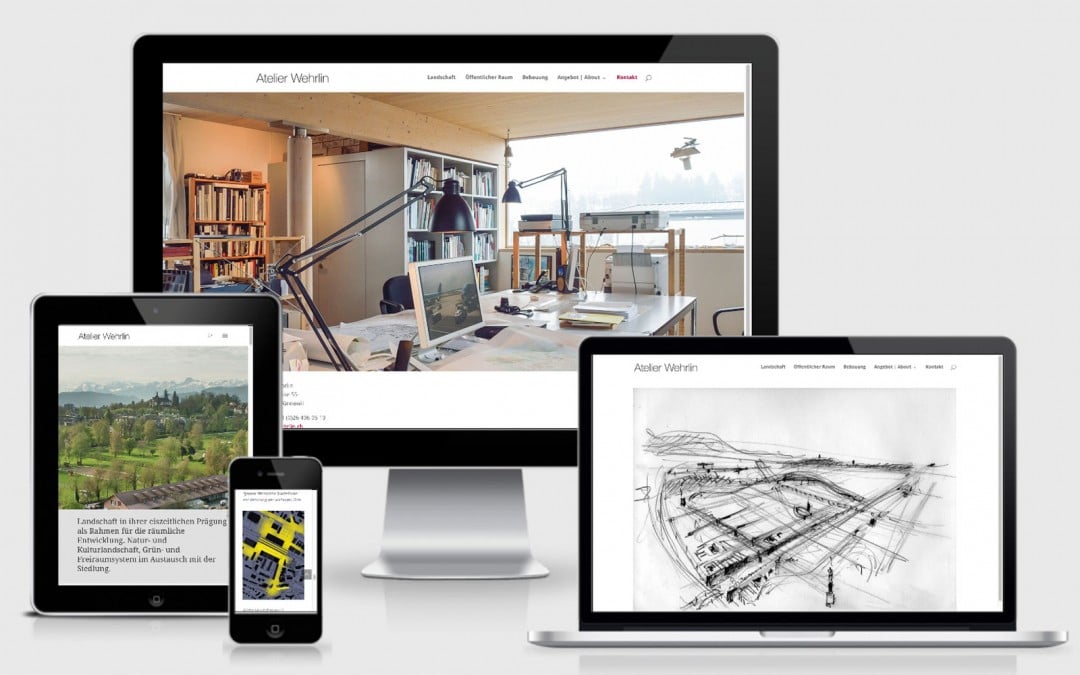 Webauftritt Atelier Wehrlin