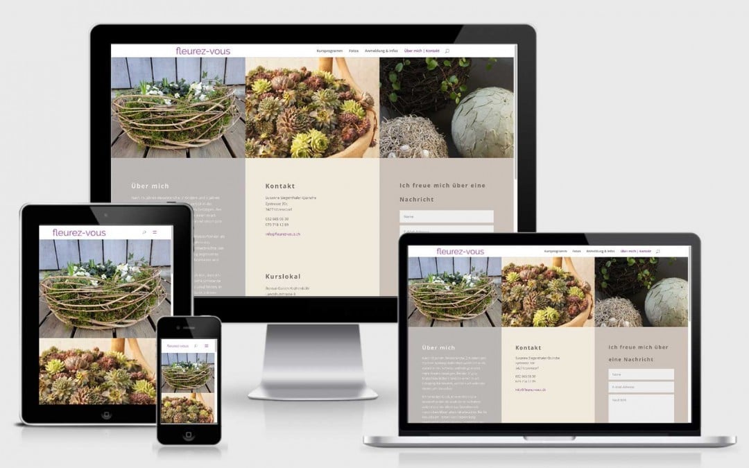 Webauftritt fleurez-vous