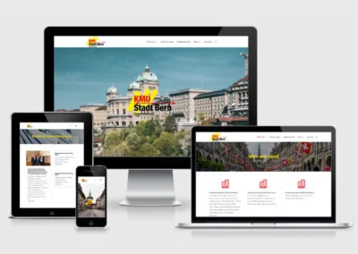 Webauftritt KMU Stadt Bern