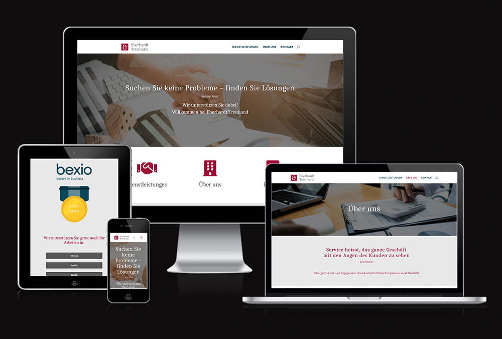 Webauftritt Eberhardt Treuhand