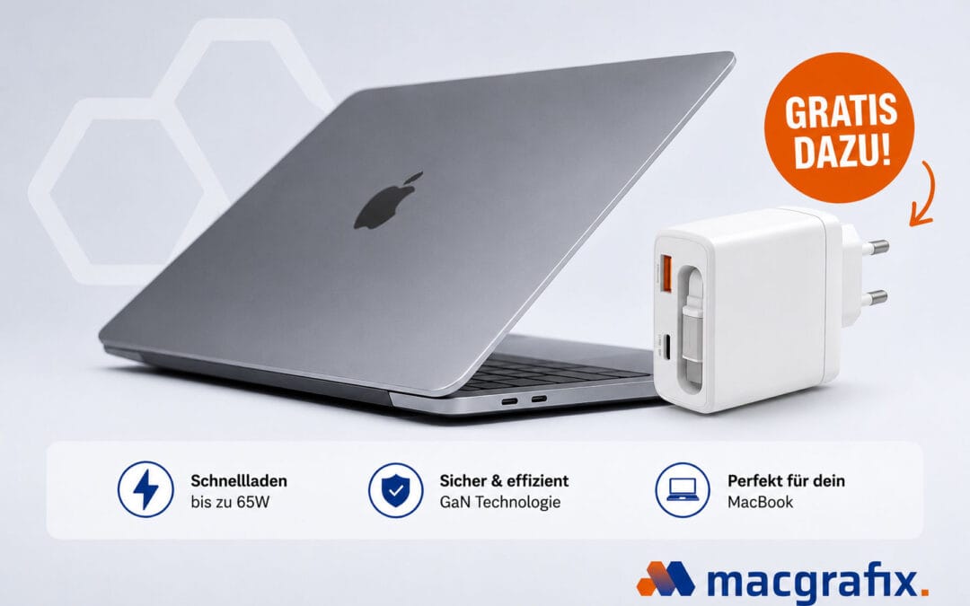 AKTION: MacBook kaufen & Ladeadapter gratis dazu!